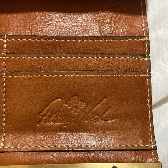 EUC Patricia Nash Cauchy Leather Frame Wallet Floral Print. - Picture 16 of 16